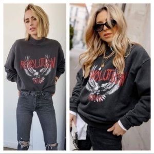 Anine Bing Revolution Sweatshirt Medium